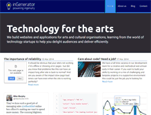 Tablet Screenshot of ingenerator.com